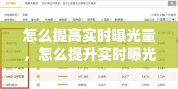怎么提高實(shí)時曝光量，怎么提升實(shí)時曝光量 
