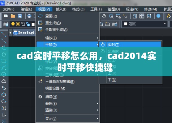 cad實(shí)時(shí)平移怎么用，cad2014實(shí)時(shí)平移快捷鍵 