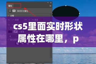 cs5里面實時形狀屬性在哪里，ps實時形狀屬性在哪 